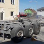 Tryskání přívěsu na dřevo